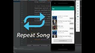 Implementing the Repeat function in Music App