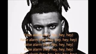 False Alarm - The Weeknd Lyrics