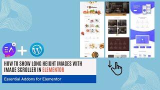 How to Show long height images with image scroller In Elementor