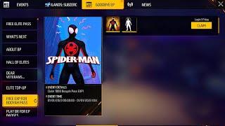 SPIDER-MAN EVENT  CLAIM ALL REWARDS  FREE FIRE