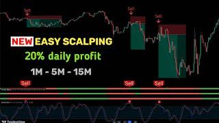 NEW Simple Scalping strategy : works in crypto, forex & stock markets: 2 best tradingview indicator