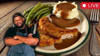 LIVE: The BEST Turkey Chop Soul Food Recipe!