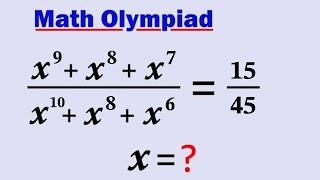 Math Olympiad l A Beautiful Exponential Problem l VIJAY Maths