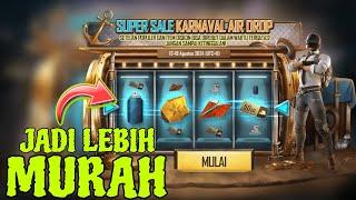 WORTH IT‼️ SUPER SALE KARNAVAL AIR DROP‼️BANYAK ITEM DISKON‼️ ADA FLASH SALE JUGA‼️ PUBG MOBILE