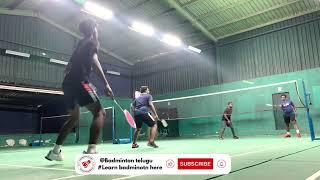 Badminton Doubles  practice Day -6