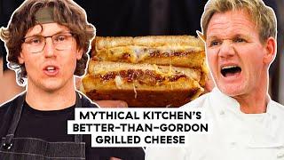 Mythical Kitchen's Chef Josh Makes His Better-Than-Gordon-Ramsay Grilled Cheese | Delish