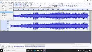 Remove Vocals from Song using Audacity