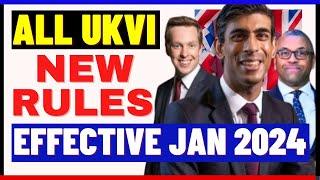 All UK Visa And Immigration New Rules From 1 January 2024: UKVI New Rules 2024: UK Immigration News