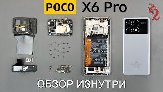 POCO X6 Pro //РАЗБОР смартфона обзор ИЗНУТРИ (4K)