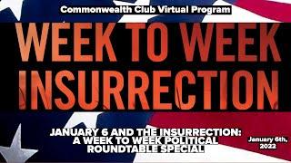 January 6 and the Insurrection: A Week to Week Political Roundtable Special