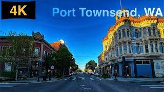 Downtown Port Townsend, WA Driving Tour in Spring 2023.