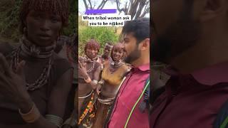 Tribal woman ask me to be naked in hammar tribe of Ethiopia #thepaktrekker