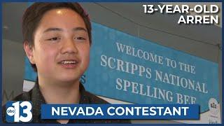 13-year-old representing Nevada of two at Scripps National Spelling Bee