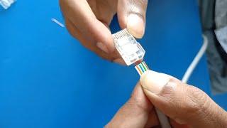 How to Crimp RJ45 Cat6   Ethernet Cable Crimping