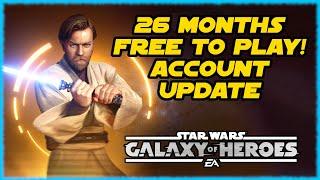 SWGOH Free to Play at 26 Months!  Star Wars Dad F2P Account Update