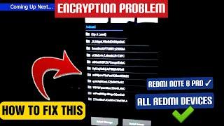 TWRP UNKNOWN FOLDER NAME PROBLEM  FOLDER NAME PROBLEM FIX | ENCRYPTION PROBLEM | CUSTOM ROM REDMI