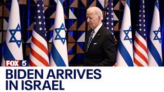 Biden arrives in Israel following Gaza hospital explosion