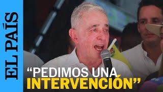 Álvaro URIBE pide la intervención militar internacional en VENEZUELA | EL PAÍS