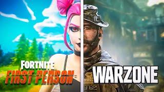 #1 Warzone Movement Player tries NEW Fortnite Ballistic Mode  (CoD Killer?)