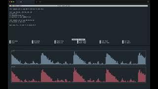 music live coding in terminal with tui-rs visuals #glicol #music #livecoding #rust