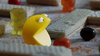 ASMR Pac-Man Candy Sweet - Stop Motion