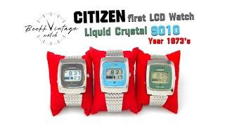 Vintage Citizen first LCD Watch Liquid Crystal 9010 Since 1973’s , Setting