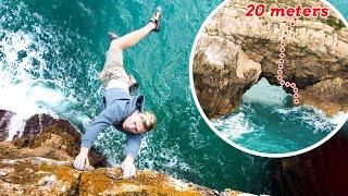 This is the most pure form of Climbing  -  Deep Water Solo