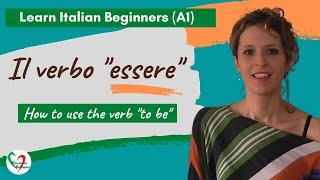 14. Learn Italian Beginners (A1): How to use the verb “essere” (“to be”)