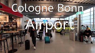 A Walk in Cologne Bonn Airport 4K / Flughafen Köln/Bonn