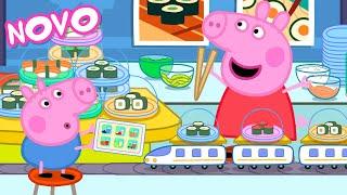 Peppa Pig Português Brasil | Trem de Comida | NOVO Contos da Peppa Pig