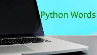 Python Word Counter - George Washington Inaugural Address