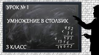 Изучаем математику с нуля / Урок № 1 / Умножение в столбик