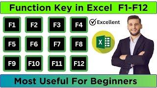 Excel Shortcuts Function Keys F1-F12 | Top Excel Shortcuts from F1 to F12