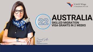 22 Australia Migrant Visa Grants With Families in 2 Weeks.