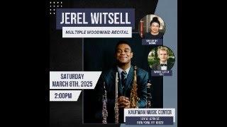 Jerel Witsell Multiple Woodwind Recital