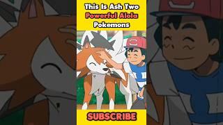 Ash Pikachu And Lycanroc Power In Alola Region  #poketaxanime #ptxanime #viral #trending #shorts