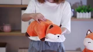 Soft Cuddly Fox Hugging/Body Pillow, Stuffed Animal Fox Plush Toy