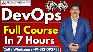 DevOps in 7 Hours | DevOps Course in Telugu | DevOps Full Course in Telugu | Harsha Trainings