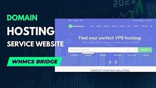 Hosting & Domain Service Website | WHMCS Bridge Integration Theme | HostCluster WordPress Theme