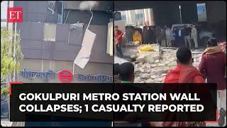 Delhi Metro: Portion of Gokulpuri station collapses; 1 casualty reported, several injured