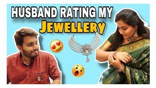 HUSBAND RATING MY JEWELLERY  | FUNNY VLOG  | NACH ️