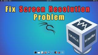 Best way to FIX Kali Linux Screen Resolution Problem  | Kali Linux resolution problem