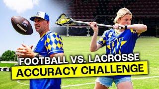 NFL QUARTERBACK VS D1 LACROSSE PLAYER | Hasselbeck Challenge