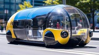10 Future Mobility Transportation Vehicles Autonomous Taxi's & Flying Cars