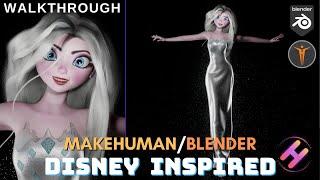 A Quick Tips Tutorial - Blender/Makehuman (Disney Inspired)