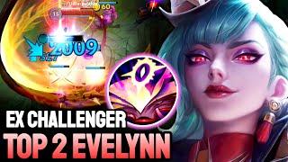 WILD RIFT EVELYNN - TOP 2 EVELYNN GAMEPLAY - EX CHALLENGER RANKED