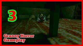 Granny Horror Gameplay : Hard mode Car Escape impossible escape #granny #horrorgameedit