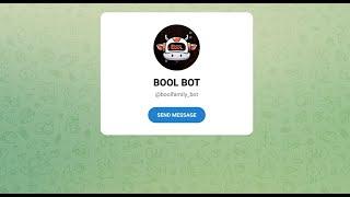 BOOL BOT (Боол Бот) - тапалка в телеграм | отзывы как вывести первые деньги?