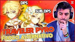 La MIGLIORE BUILD del TRAVELER PYRO: ARMI, MANUFATTI e TEAM COMP [Genshin Impact Ita]