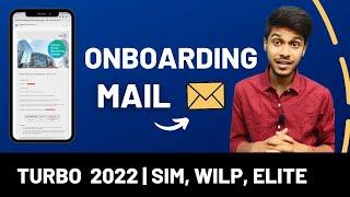 Onboarding mail Wipro Wilp Elite Turbo SIM 2022 | Rishav hacx